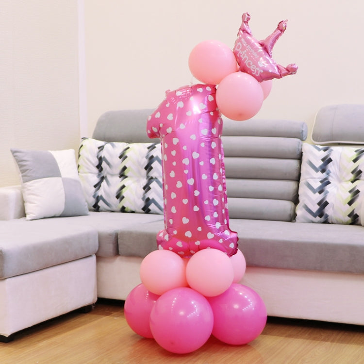 Decorazione di buon compleanno per palloncino in foil con numeri, Number 4, Number 3, Number 6, Number 0, Number 8, Number 7, Number 1, Number 2, Number 5, Number 9