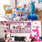 Decorazione di buon compleanno per palloncino in foil con numeri, Number 4, Number 3, Number 6, Number 0, Number 8, Number 7, Number 1, Number 2, Number 5, Number 9