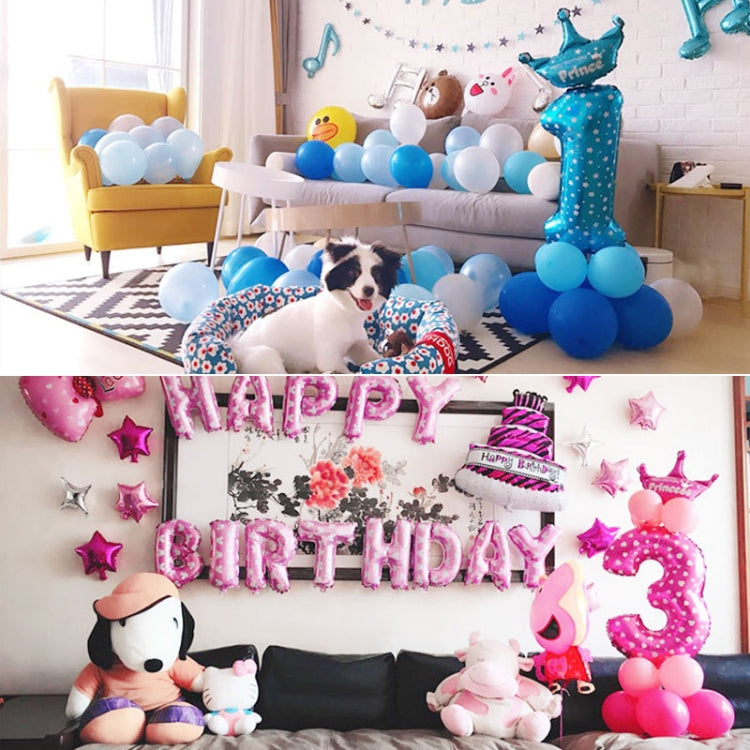 Decorazione di buon compleanno per palloncino in foil con numeri, Number 4, Number 3, Number 6, Number 0, Number 8, Number 7, Number 1, Number 2, Number 5, Number 9