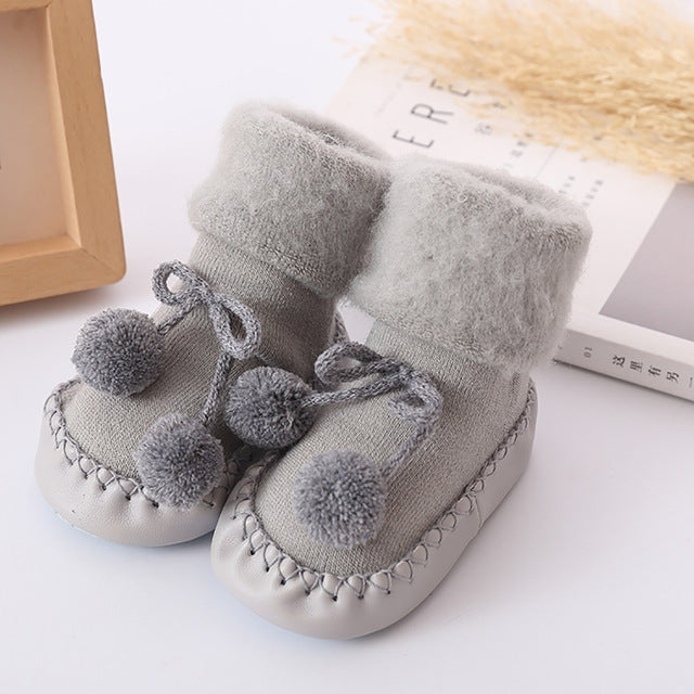 Calzini da pavimento invernali per bambini Calzini antiscivolo per bambini, 11cm, 12cm, 13cm, 14cm