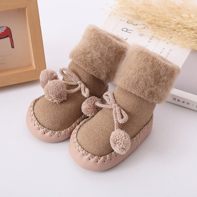 Calzini da pavimento invernali per bambini Calzini antiscivolo per bambini, 11cm, 12cm, 13cm, 14cm