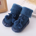 Calzini da pavimento invernali per bambini Calzini antiscivolo per bambini, 11cm, 12cm, 13cm, 14cm
