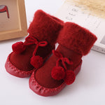 Calzini da pavimento invernali per bambini Calzini antiscivolo per bambini, 11cm, 12cm, 13cm, 14cm