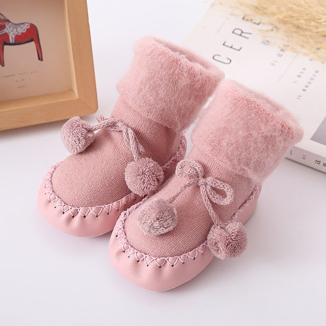 Calzini da pavimento invernali per bambini Calzini antiscivolo per bambini, 11cm, 12cm, 13cm, 14cm
