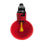 Ciotola automatica per abbeveratoio per pollo con bevitore di quaglie con capezzolo giallo Sistema di acqua potabile per pollame dell'azienda agricola