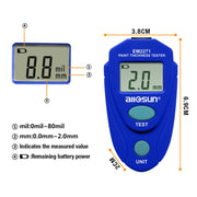 EM2271 Mini Digital Display Car Paint Coating Thickness Gauge Tester,EM2271