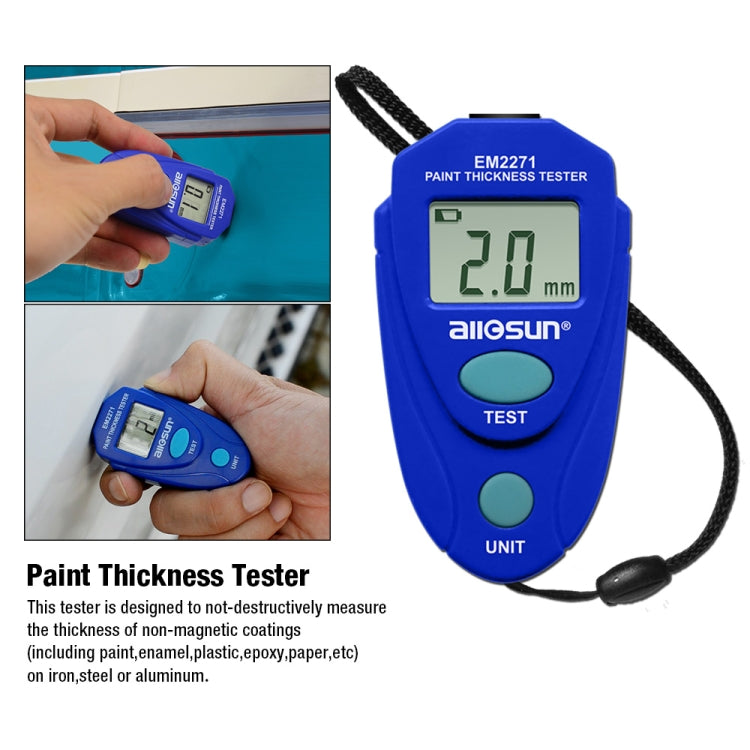 Mini tester digitale spessore vernice auto EM2271