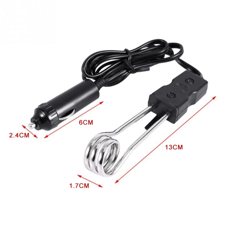 Scaldabagno ad immersione bollito per auto elettrica portatile 12V/24V Picnic da viaggio in campeggio, 12V, 24V