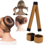 3PCS Magic Bun Women Parrucca sintetica Copricapo Ciambelle Bud Ball Twist Magic DIY Bun Maker Tools