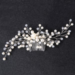 Ornamenti per capelli da sposa Accessori per capelli alla moda Accessori per capelli da sposa Pettine per capelli Donna Ragazza Copricapo Copricapo Decorazione per testa Pin