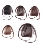 Clip per capelli finti con frangia sintetica