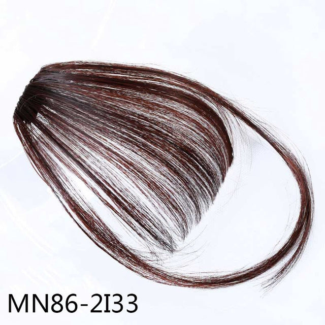 Clip per capelli finti con frangia sintetica