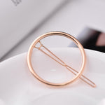 3 PCS Nuove Forcelle Triangolo Luna Spille di Capelli Gioielli Trifoglio Rotonda Clip di Capelli Per Le Donne Barrettes Testa Accessori Bijoux De Tete