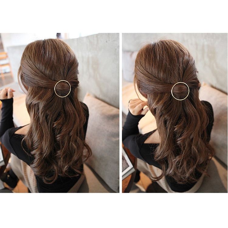 3 PCS Nuove Forcelle Triangolo Luna Spille di Capelli Gioielli Trifoglio Rotonda Clip di Capelli Per Le Donne Barrettes Testa Accessori Bijoux De Tete