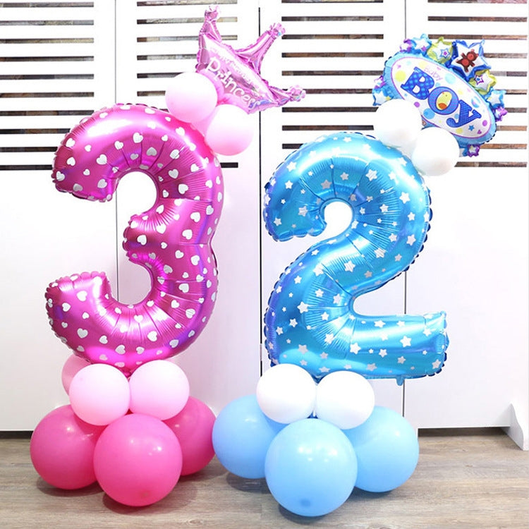 5 palloncini in foil con numeri da 16 pollici, palloncini per matrimoni, feste di buon compleanno, Gold, 7, Silver, 7, Pink, 7, Fancy Pink, 7, Fancy Blue, 7, Gold, 2, Silver, 2, Pink, 2, Fancy Pink, 2, Fancy Blue, 2, Gold, 3, Silver, 3, Pink, 3        ...