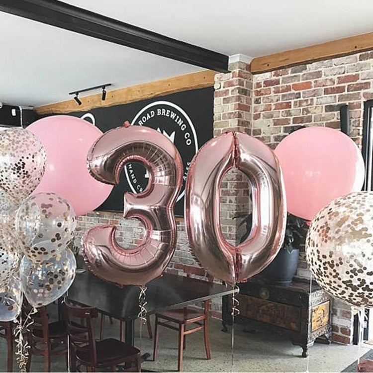 5 palloncini in foil con numeri da 16 pollici, palloncini per matrimoni, feste di buon compleanno, Gold, 7, Silver, 7, Pink, 7, Fancy Pink, 7, Fancy Blue, 7, Gold, 2, Silver, 2, Pink, 2, Fancy Pink, 2, Fancy Blue, 2, Gold, 3, Silver, 3, Pink, 3        ...