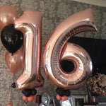 5 palloncini in foil con numeri da 16 pollici, palloncini per matrimoni, feste di buon compleanno, Gold, 7, Silver, 7, Pink, 7, Fancy Pink, 7, Fancy Blue, 7, Gold, 2, Silver, 2, Pink, 2, Fancy Pink, 2, Fancy Blue, 2, Gold, 3, Silver, 3, Pink, 3        ...