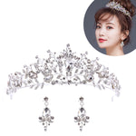 Corone da sposa di lusso in oro rosa con perle Corone fatte a mano Tiara da sposa Fascia da sposa in cristallo Diadema da sposa Corona regina Accessori per capelli da sposa, Pearl Crown Pink, Pearl Crown Gold, Pearl Crown White