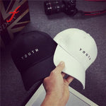 Cappello da uomo in cotone con stampa di lettere per giovani, unisex, da donna, da uomo, da baseball, da baseball, casual