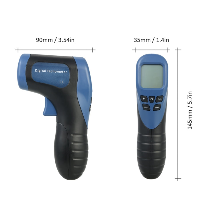 Tachimetro digitale senza contatto per motori 2,5-99999 RPM