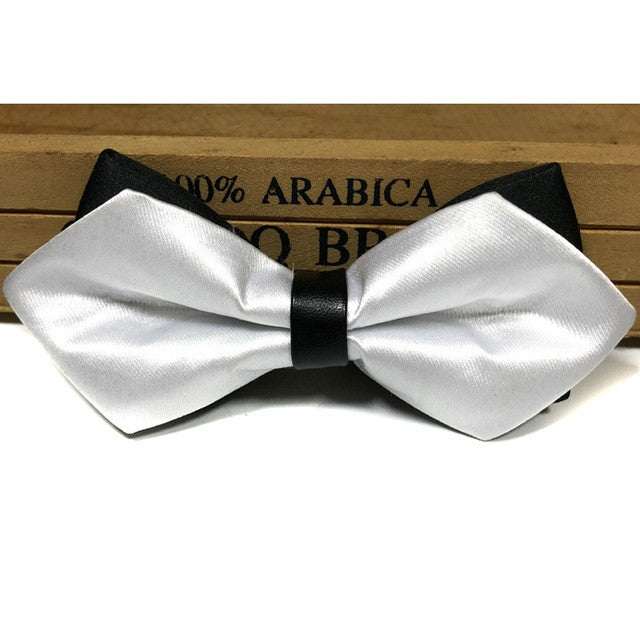 Cravatta da uomo staccabile per festa di nozze con fiocco da smoking alla moda