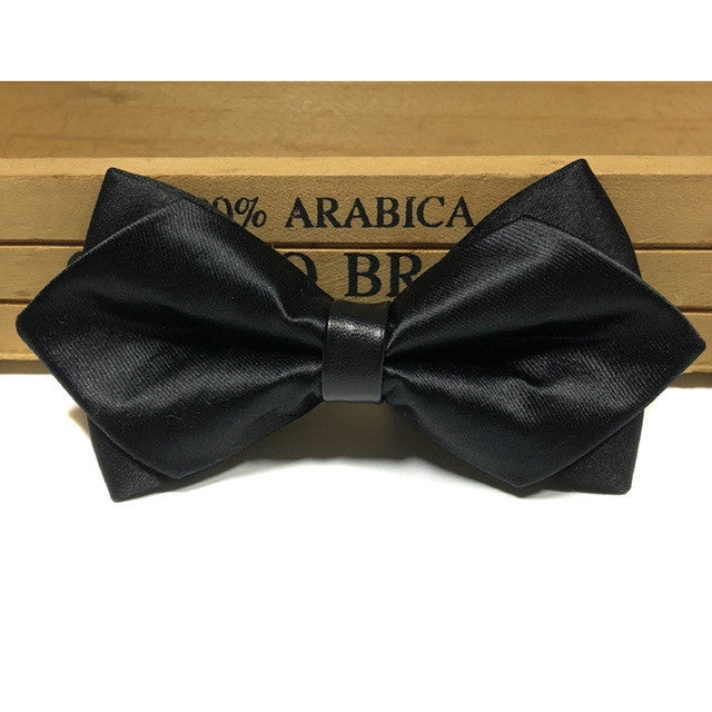 Cravatta da uomo staccabile per festa di nozze con fiocco da smoking alla moda