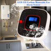 Rilevatore di monossido di carbonio Sensore di allarme gas Tester di gas avvelenato Rilevatore di avviso vocale umano con display LCD