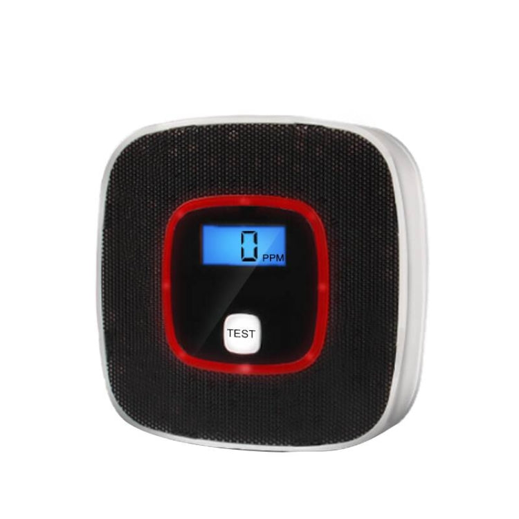 Rilevatore di monossido di carbonio Sensore di allarme gas Tester di gas avvelenato Rilevatore di avviso vocale umano con display LCD