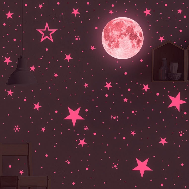 3 PZ AFG33003 Adesivi in PVC per decorazioni domestiche, stelle luminose e luna, 27PCS Star, 27PCS Star + 30cm Moon, 30cm Pink Moon, 20cm Pink Moon, 10cm Pink Moon, 30cm Blue Moon, 20cm Blue Moon, 10cm Blue Moon, 30cm Green Moon, 20cm Green Moon       ...
