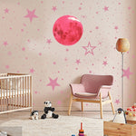 3 PZ AFG33003 Adesivi in PVC per decorazioni domestiche, stelle luminose e luna, 27PCS Star, 27PCS Star + 30cm Moon, 30cm Pink Moon, 20cm Pink Moon, 10cm Pink Moon, 30cm Blue Moon, 20cm Blue Moon, 10cm Blue Moon, 30cm Green Moon, 20cm Green Moon       ...