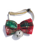 Set di 2 accessori per le vacanze con cappello natalizio e papillon per animali domestici, Bow Tie Set