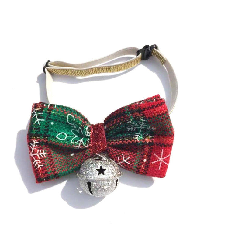 Set di 2 accessori per le vacanze con cappello natalizio e papillon per animali domestici, Bow Tie Set