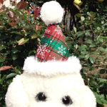 Set di 2 accessori per le vacanze con cappello natalizio e papillon per animali domestici, Bow Tie Set