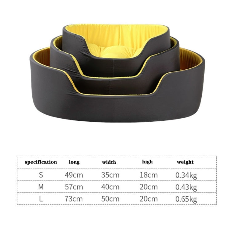 Nido per animali confortevole lavabile in due colori con cuscino, S 49x35x18cm, M 57x40x20cm, L 73x50x20cm