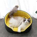 Nido per animali confortevole lavabile in due colori con cuscino, S 49x35x18cm, M 57x40x20cm, L 73x50x20cm