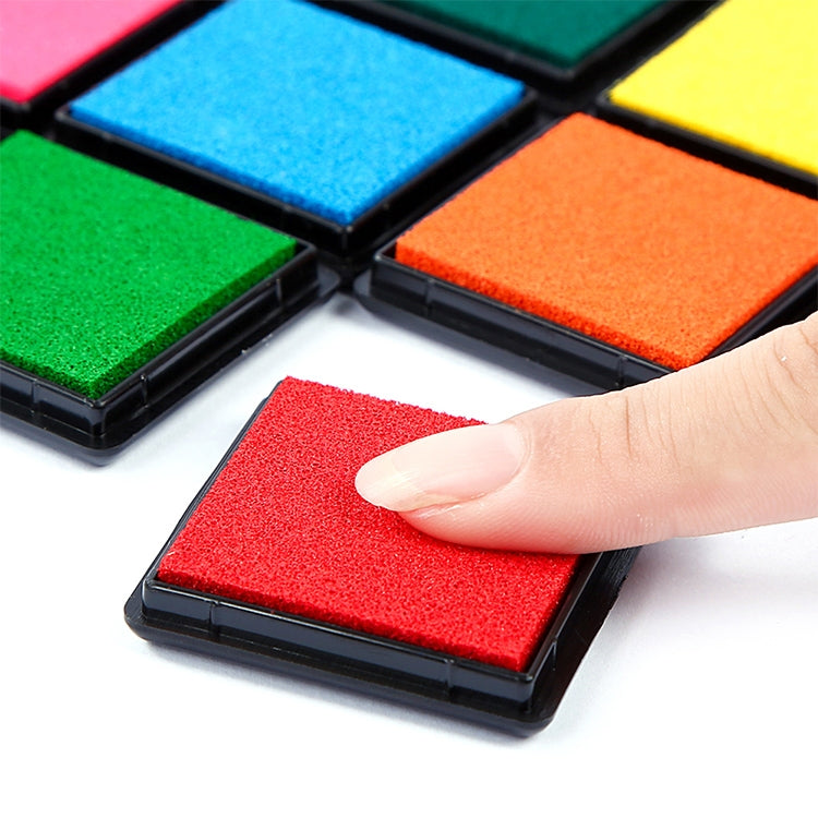 Tampone inchiostro oleoso quadrato 4x4 cm 2 pezzi