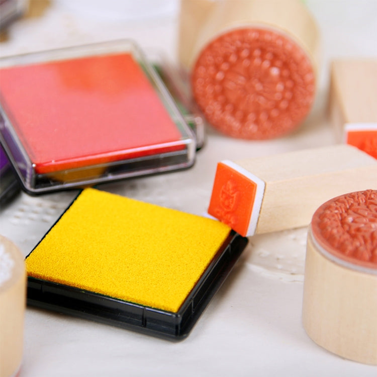 Tampone inchiostro oleoso quadrato 4x4 cm 2 pezzi