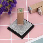 Tampone inchiostro oleoso quadrato 4x4 cm 2 pezzi