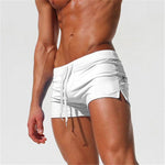 Pantaloncini piatti con tasca posteriore Pantaloncini da bagno estivi da spiaggia per uomo, S, M