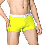 Pantaloncini piatti con tasca posteriore Pantaloncini da bagno estivi da spiaggia per uomo, XXL