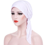 Cappello turbante con cappuccio avvolgente a due code curvo, M (56-58cm)