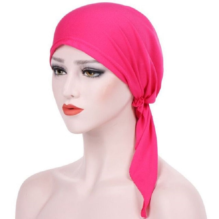 Cappello turbante con cappuccio avvolgente a due code curvo, M (56-58cm)