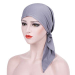Cappello turbante con cappuccio avvolgente a due code curvo, M (56-58cm)