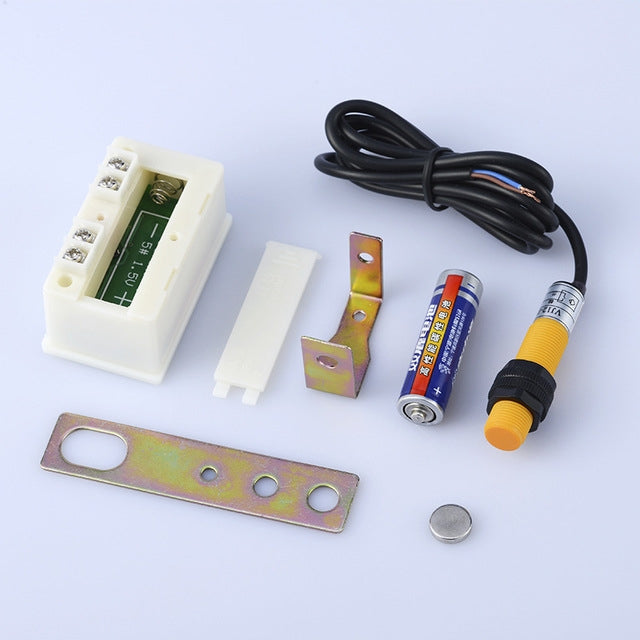Contatore elettronico rotativo alternativo a induzione magnetica con display digitale LCD, Electronic Counter