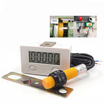 Contatore elettronico rotativo alternativo a induzione magnetica con display digitale LCD, Electronic Counter