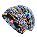 Berretto avvolgente per cappello a doppio scopo resistente al sole selvaggio con stampa estiva in cotone sottile da donna, One Size