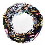 Berretto avvolgente per cappello a doppio scopo resistente al sole selvaggio con stampa estiva in cotone sottile da donna, One Size