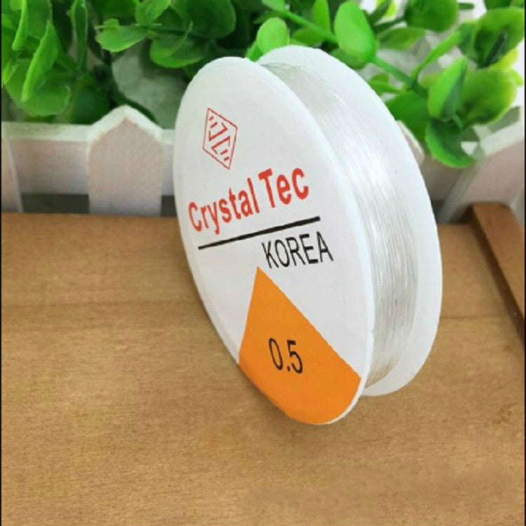 Lenza elastica trasparente nylon 0.5-1mm 5 pezzi