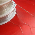 5 pezzi di lenza da pesca trasparente linea elastica accessori di gioielli fatti a mano fai da te materiale perline corda metallica, 0.5mm, 0.6mm, 0.7mm, 1mm, 0.8mm