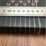 5 pezzi di lenza da pesca trasparente linea elastica accessori di gioielli fatti a mano fai da te materiale perline corda metallica, 0.5mm, 0.6mm, 0.7mm, 1mm, 0.8mm